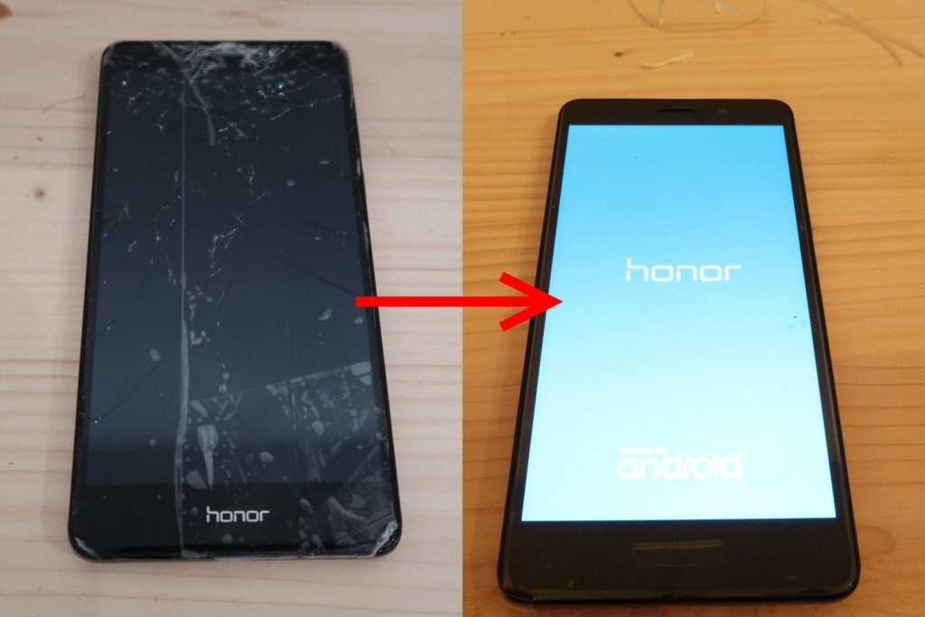 Smartphone Display selber reparieren